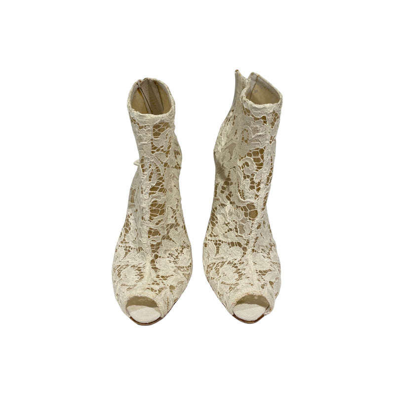 second-hand Dolce&Gabbana lace heeled ankle boots | Size 37