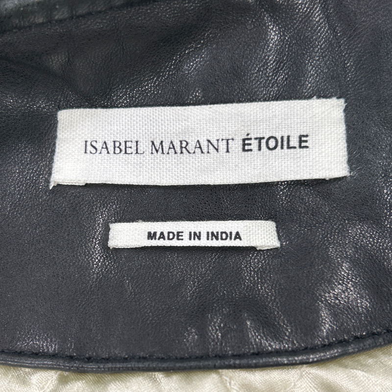 ISABEL MARANT ETOILE black leather jacket