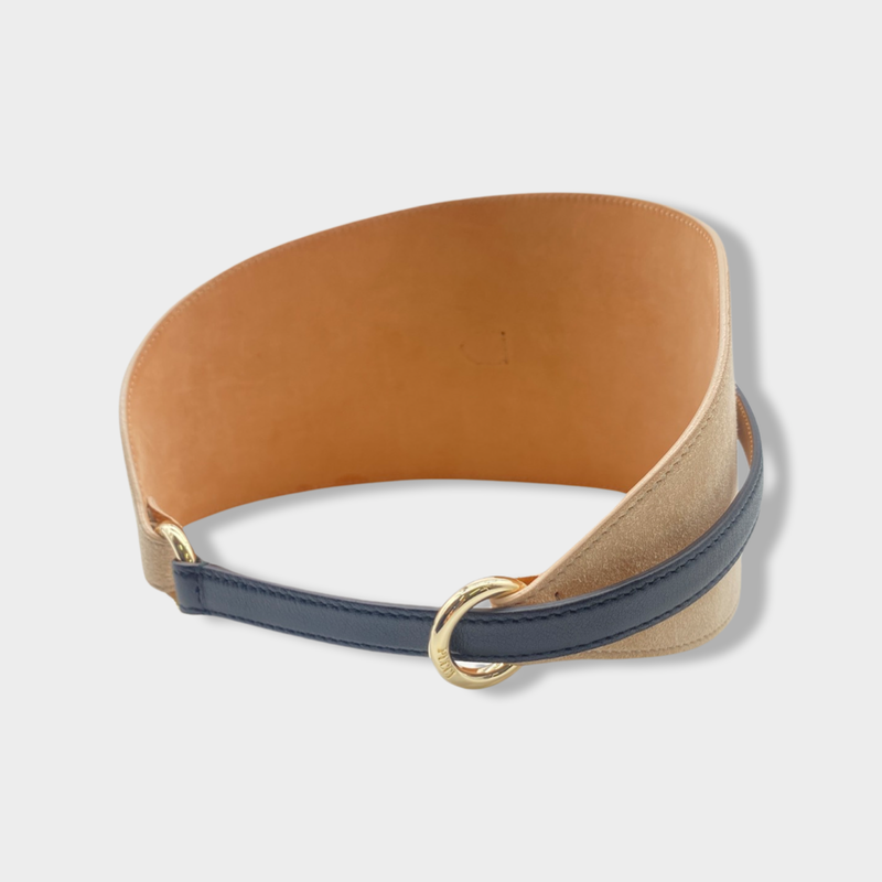 second-hand EMILIO PUCCI  beige suede belt | Size XS