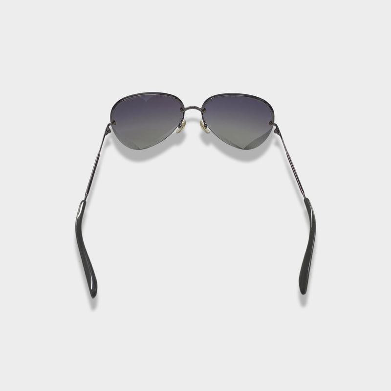 MARC BY MARC JACOBS grey and purple sunglasses
