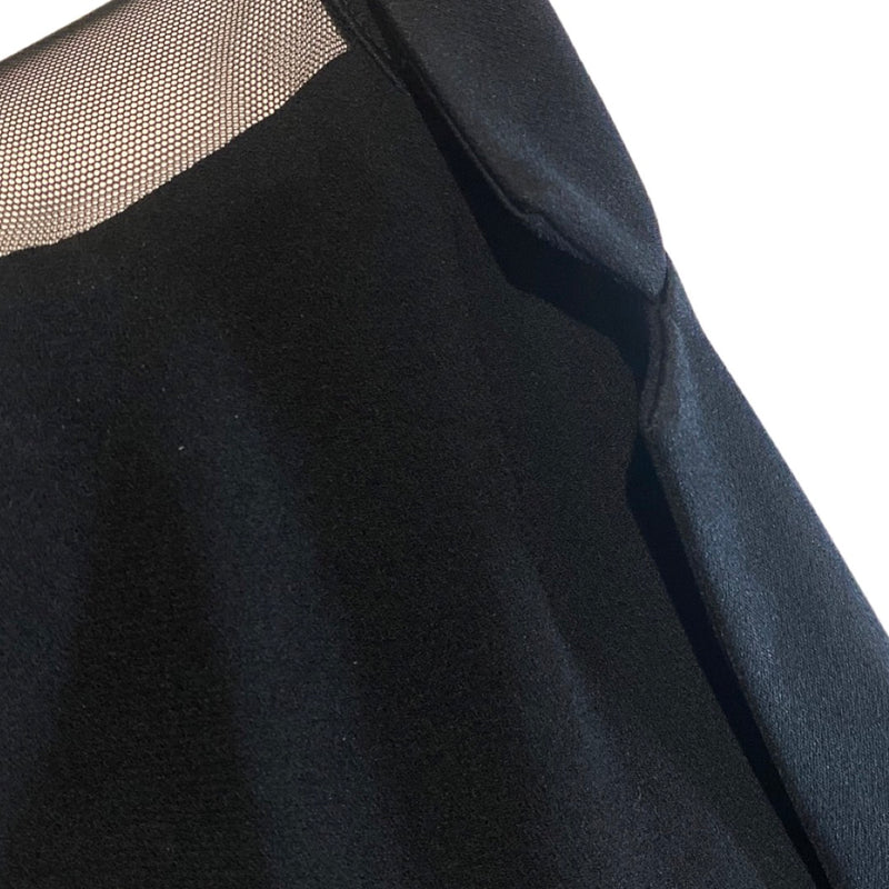 SANDRO black sleeveless mini dress