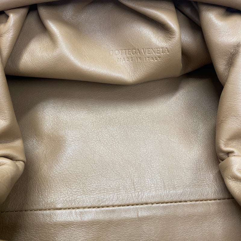 BOTTEGA VENETA caramel leather pouch