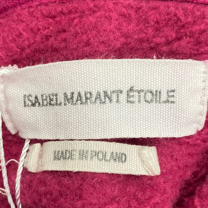 ISABEL MARANT ETOILE fuchsia Mansel hoodie