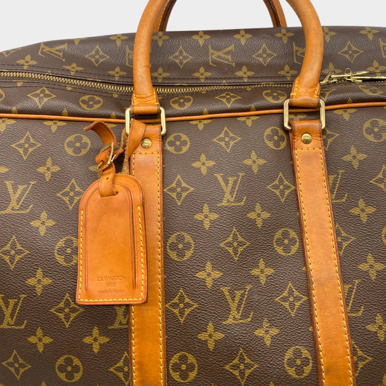 LOUIS VUITTON brown monogram travel bag – Loop Generation