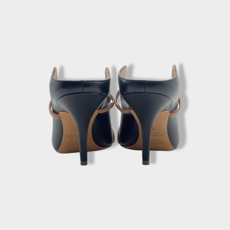 MALONE SOULIERS black leather heels