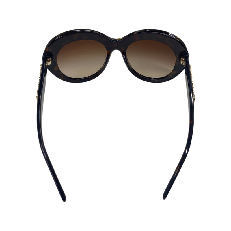 pre-loved CHANEL brown tortoiseshell sunglasses