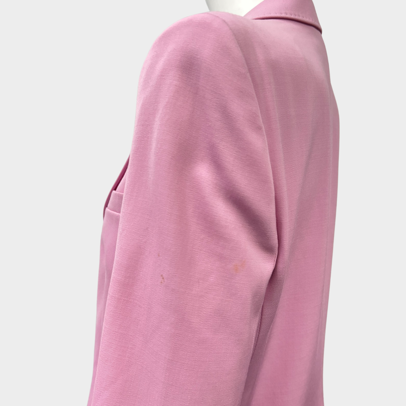 STELLA MCCARTNEY pink woolen set of jacket and trousers