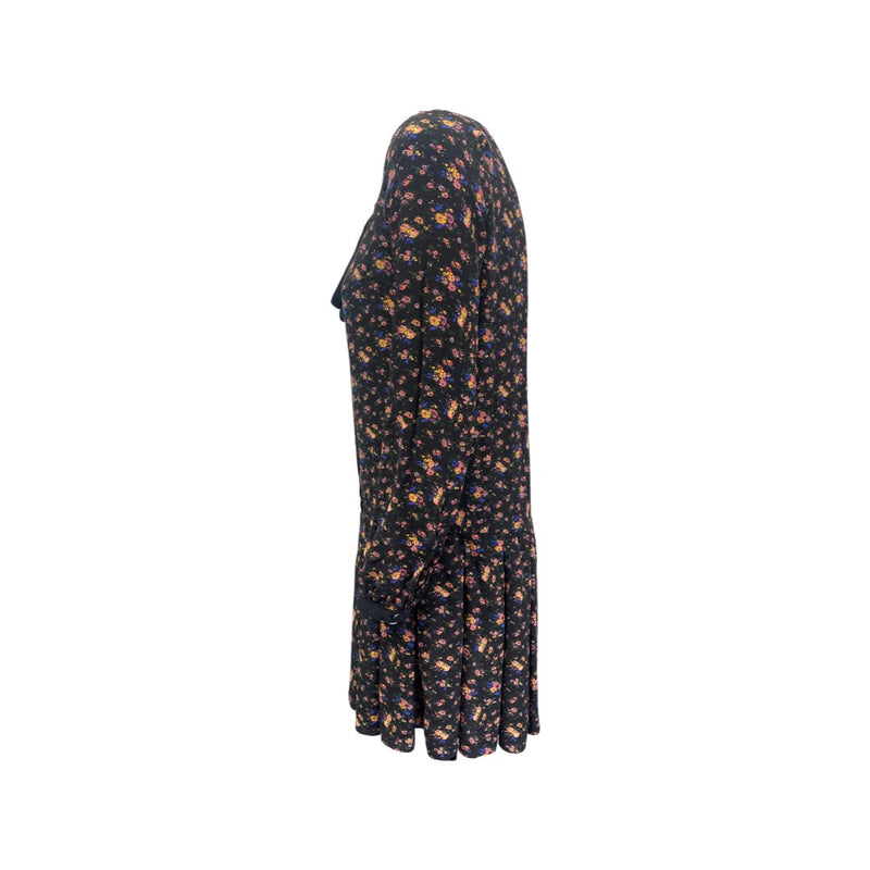 second-hand ALEXANDER MCQUEEN MCQ floral print silk dress | Size IT38