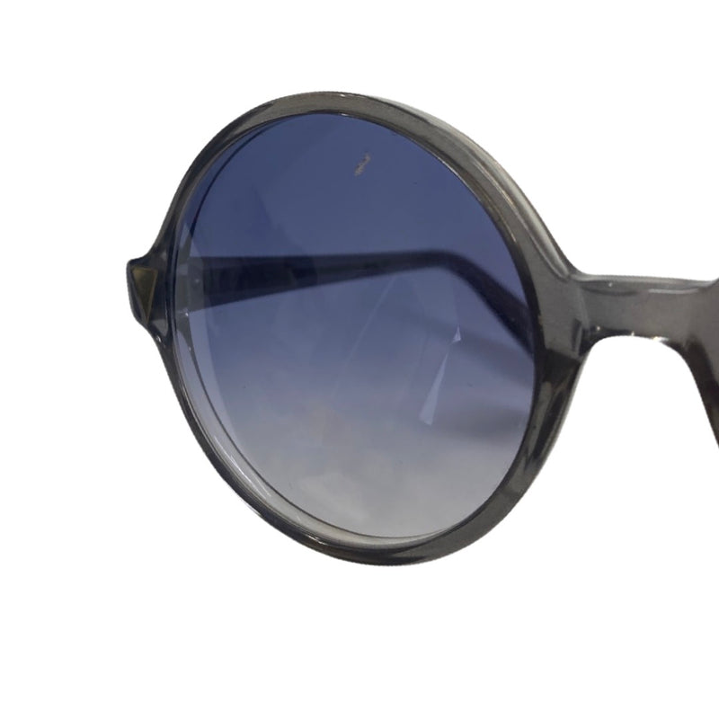 VICTORIA BECKHAM blue and grey round sunglasses