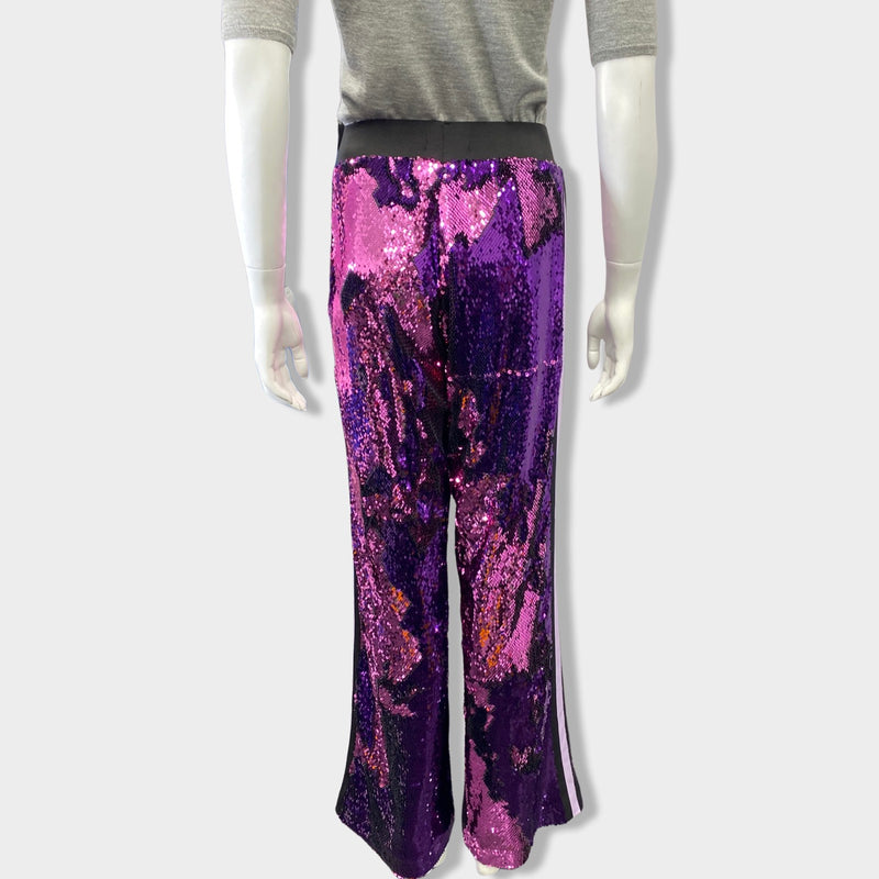 SERENA BUTE purple sequined trousers