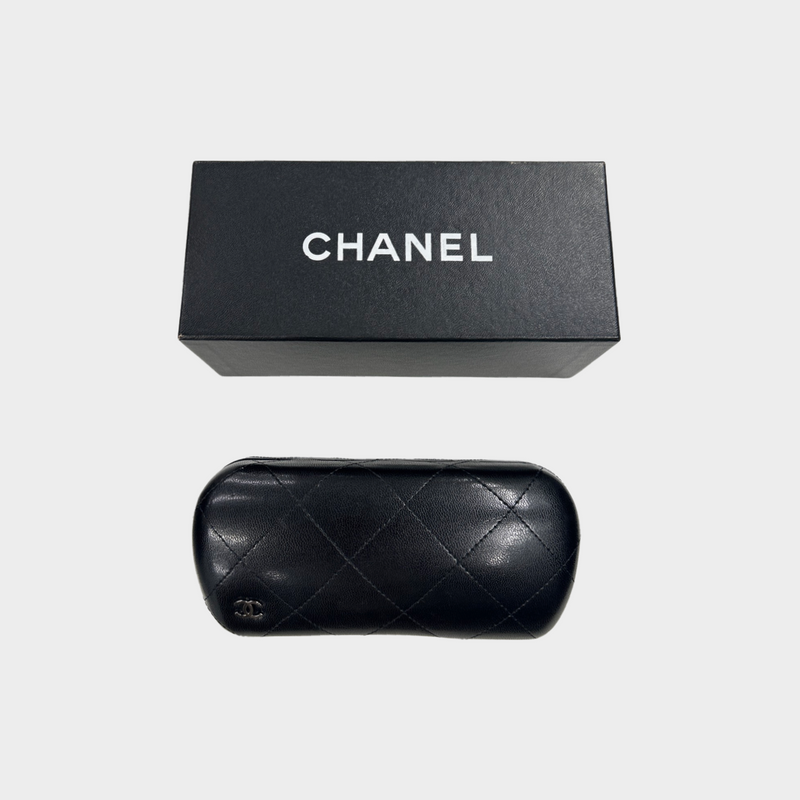 CHANEL light brown sunglasses