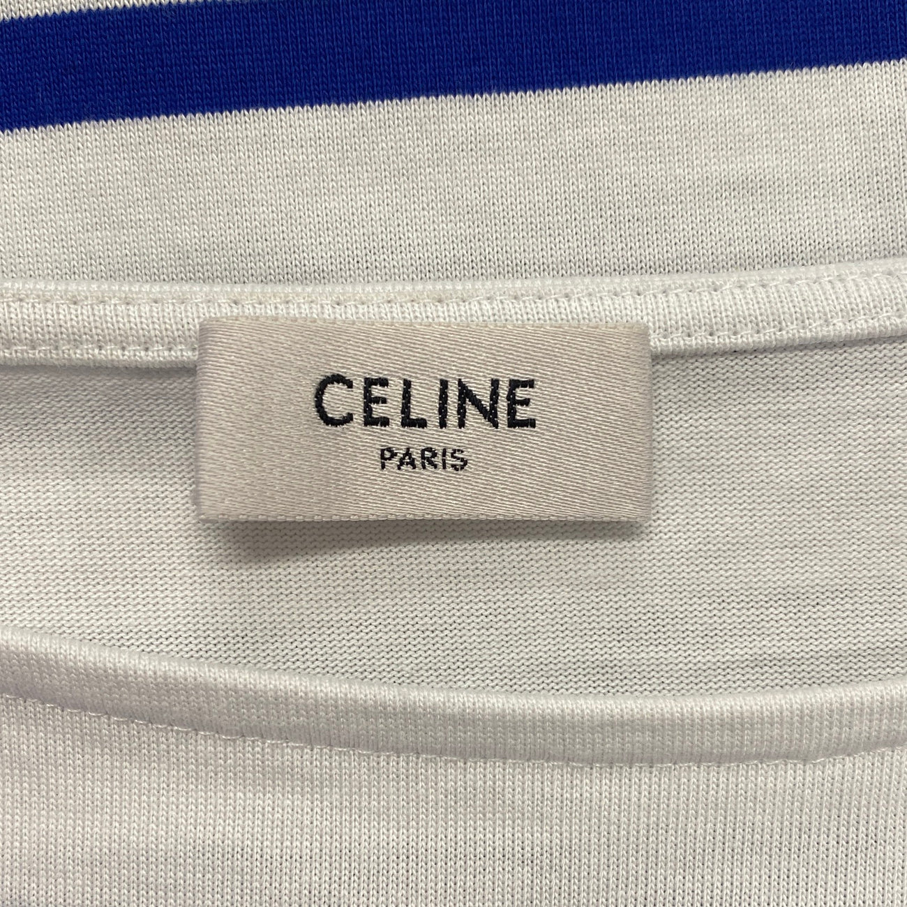 Celine Striped Scoop Neck Crop Top - Neutrals Tops, Clothing - CEL254878