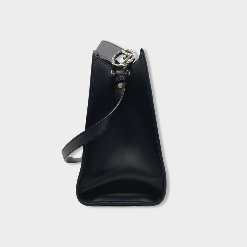 FENDI black leather handbag