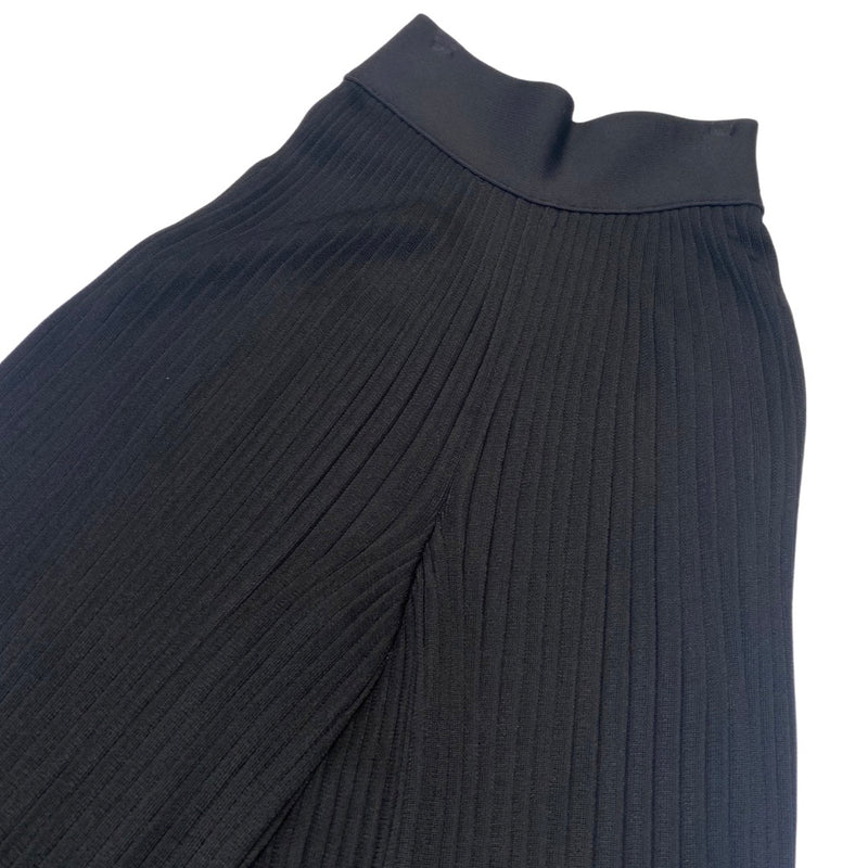 second-hand BALMAIN black pleated viscose Palazzo trousers | Size FR34