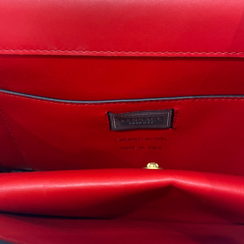 VERSACE Tribute red leather handbag