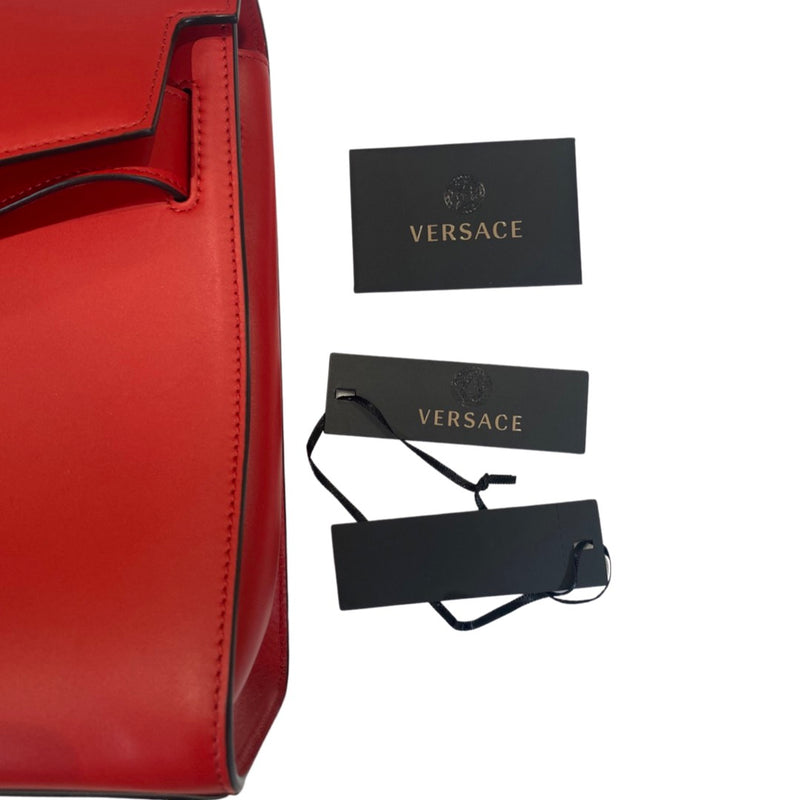VERSACE Tribute red leather handbag