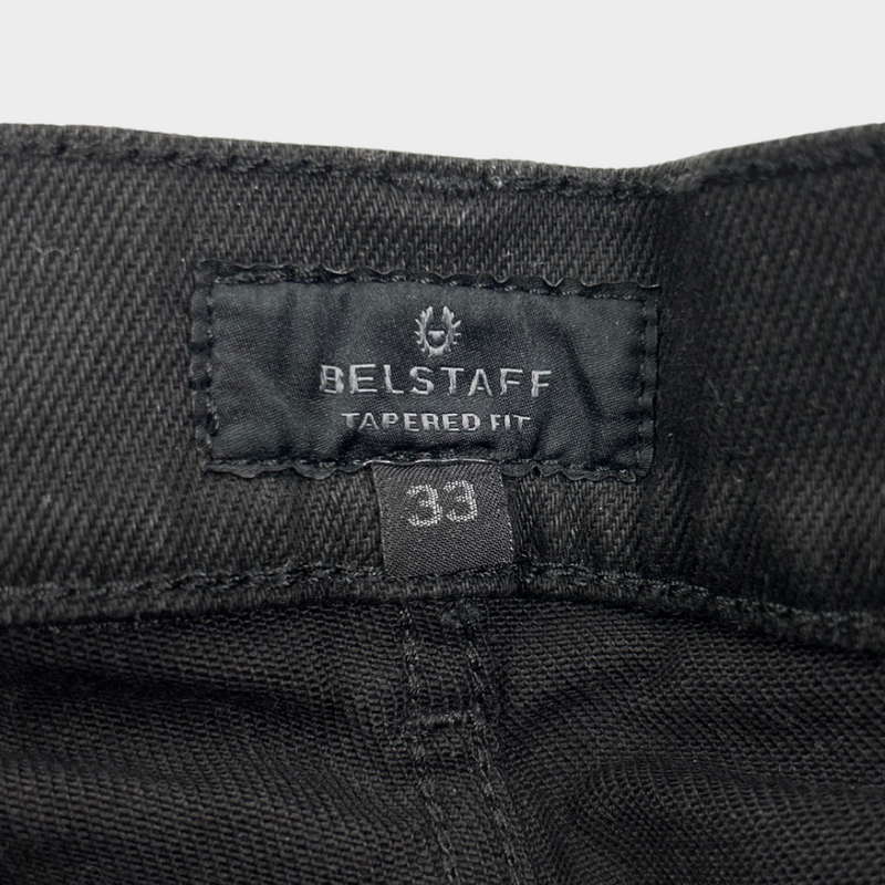 BELSTAFF black cotton jeans