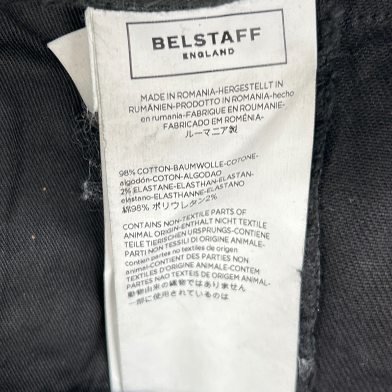 BELSTAFF black cotton jeans
