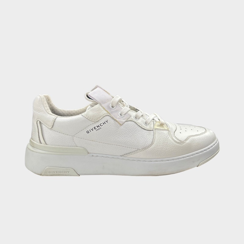 GIVENCHY white leather trainers