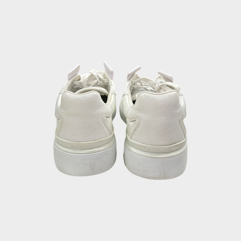 GIVENCHY white leather trainers