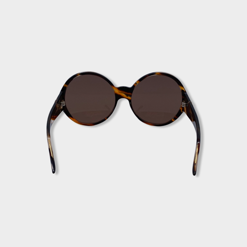 GUCCI brown round sunglasses