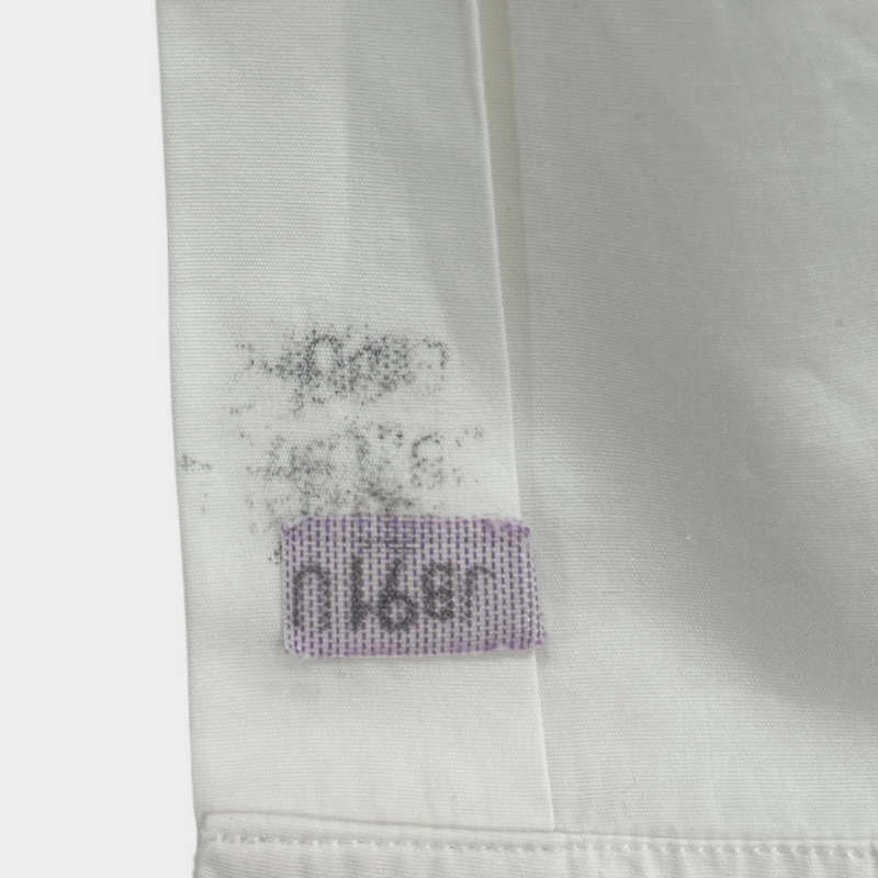 Dior Homme men's ecru cotton shirt