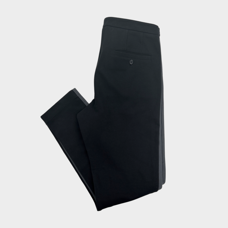Dolce&Gabbana men's black cotton trousers