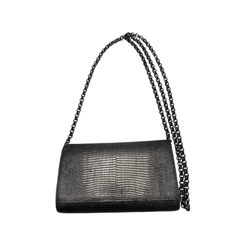 second-hand TESS VAN GHERT grey exotic leather bag