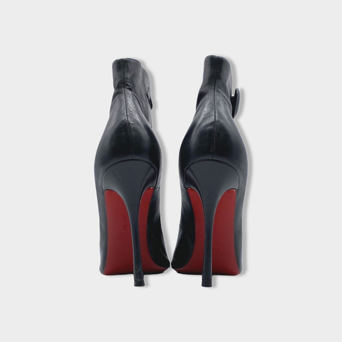 Velvet ankle boots Christian Louboutin Black size 37 EU in Velvet - 35675639