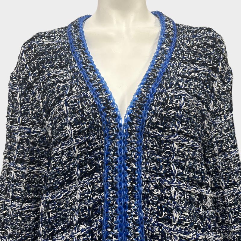 CHANEL blue cotton jacket