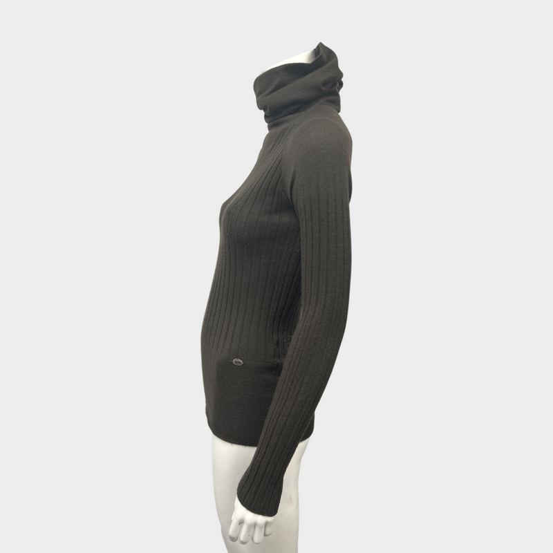 CHANEL brown cashmere jumper