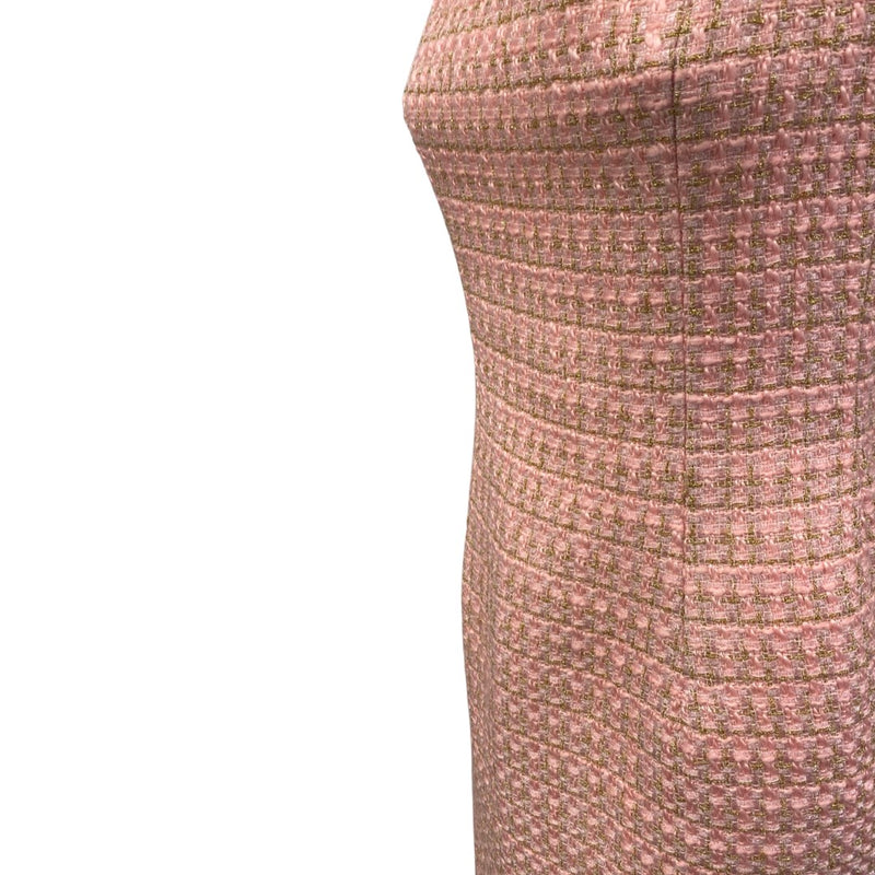 second0hand ISABELL KRISTENSEN bubble gum pink tweed mini dress | Size M