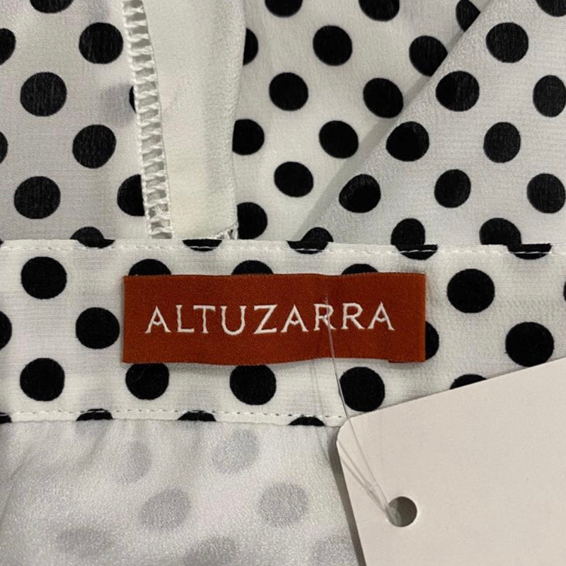 ALTUZARRA polka dot asymmetrical skirt