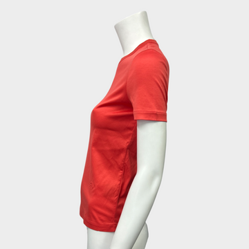 Loro Piana 半袖 ニット　 Tシャツ S 赤 Loro Piana 半袖 ニット Tシャツ S 赤 Loro Piana women's coral