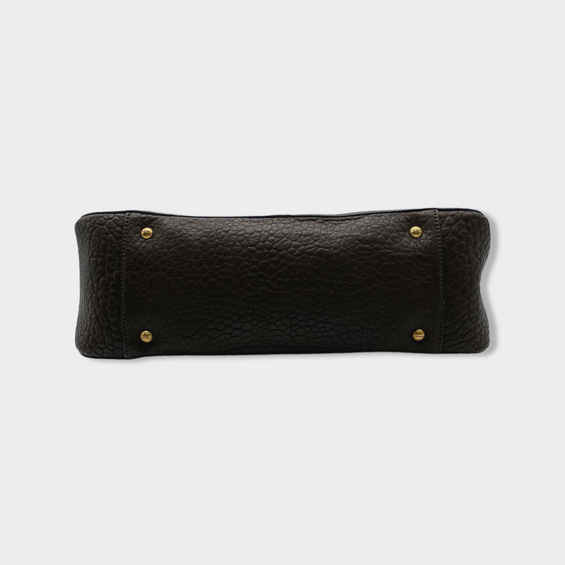 DIOR brown leather handbag