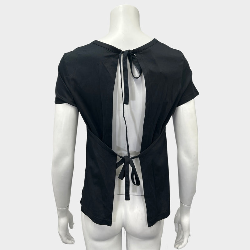 Helmut Lang women's black cotton T-shirt