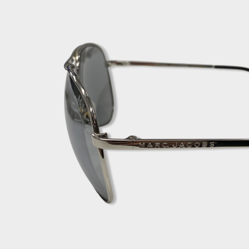 pre-loved MARC JACOBS grey sunglasses with silver metal frame