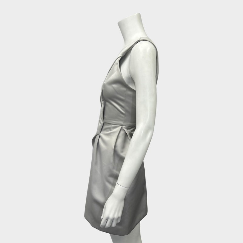 Roland Mouret grey polyester and silk dress