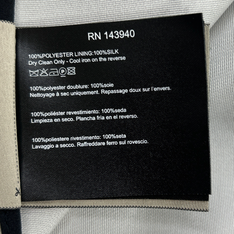 Roland Mouret grey polyester and silk dress