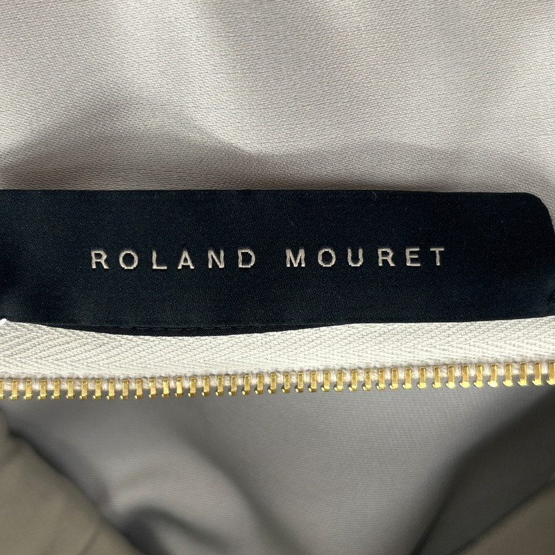 Roland Mouret grey polyester and silk dress