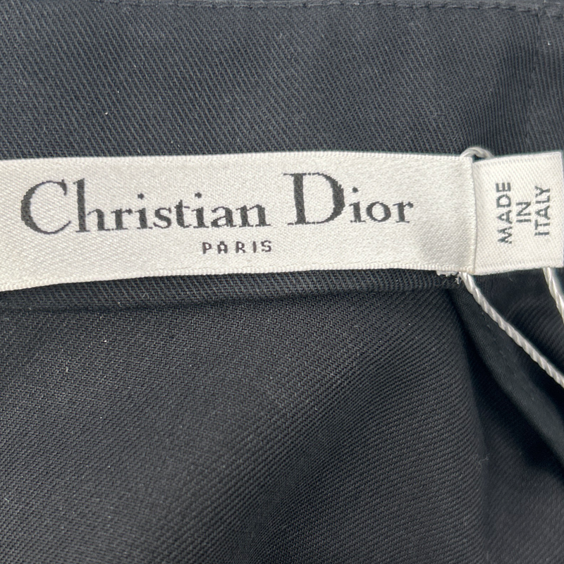 Christian Dior black cotton dress