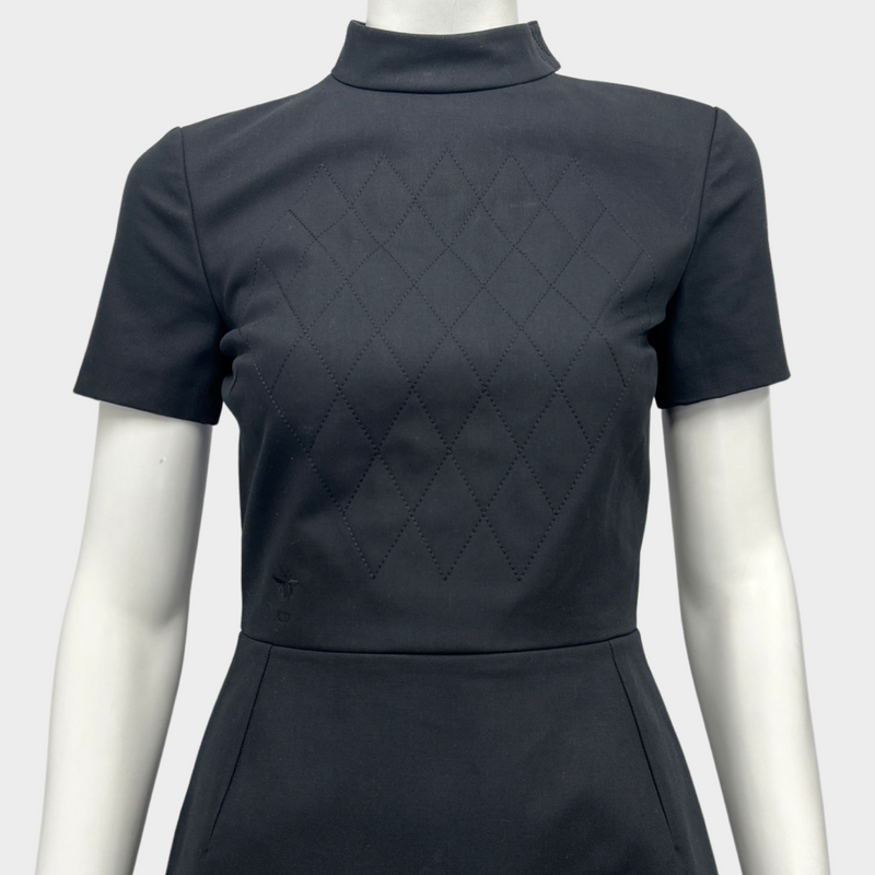 Christian Dior black cotton dress