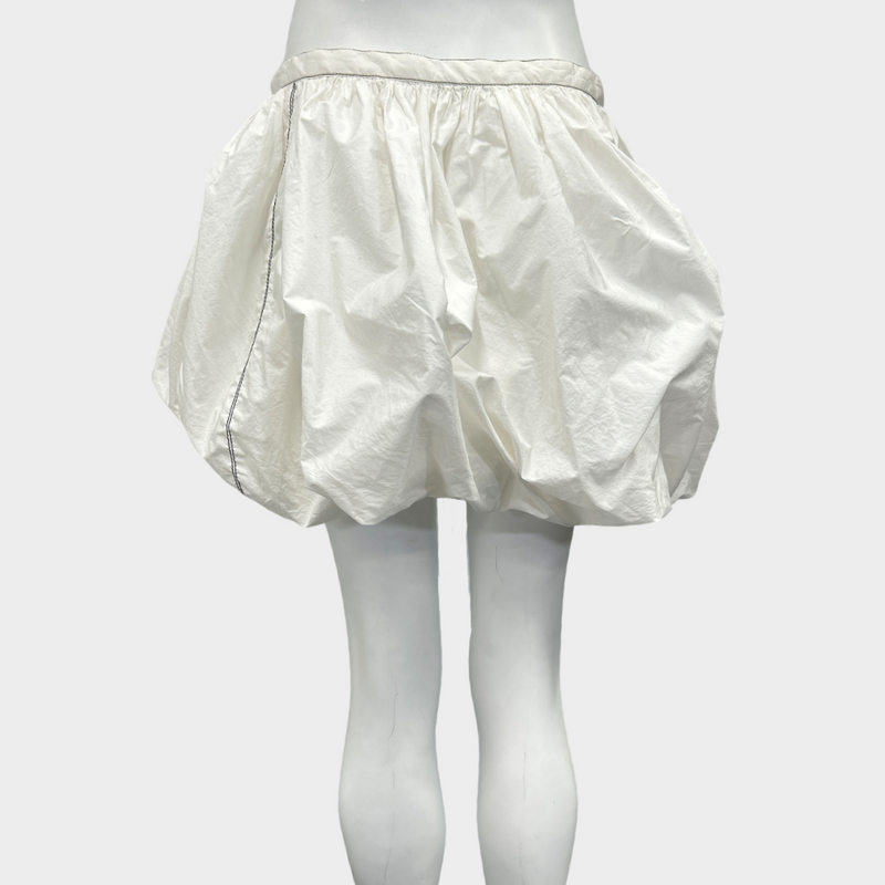 Louis Vuitton white cotton skirt