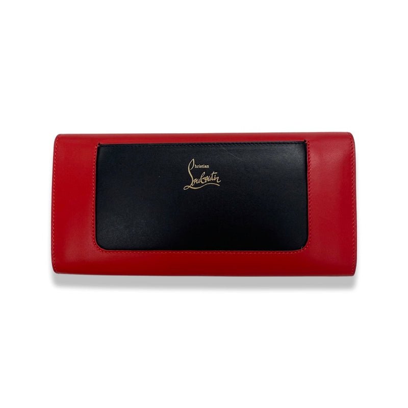 second-hand CHRISTIAN LOUBOUTIN red leather wallet