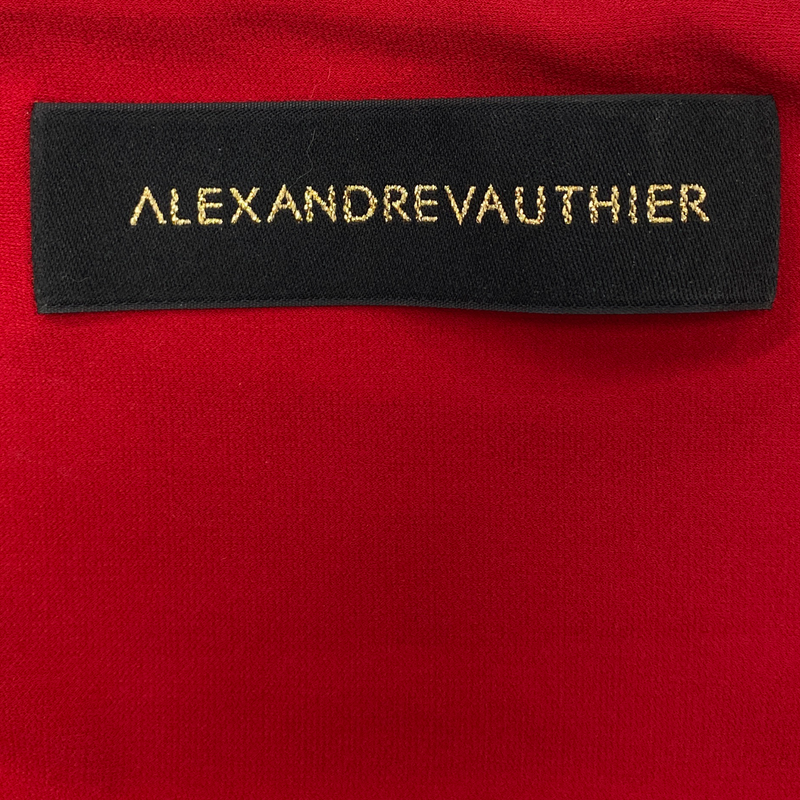 ALEXANDRE VAUTHIER red leotard