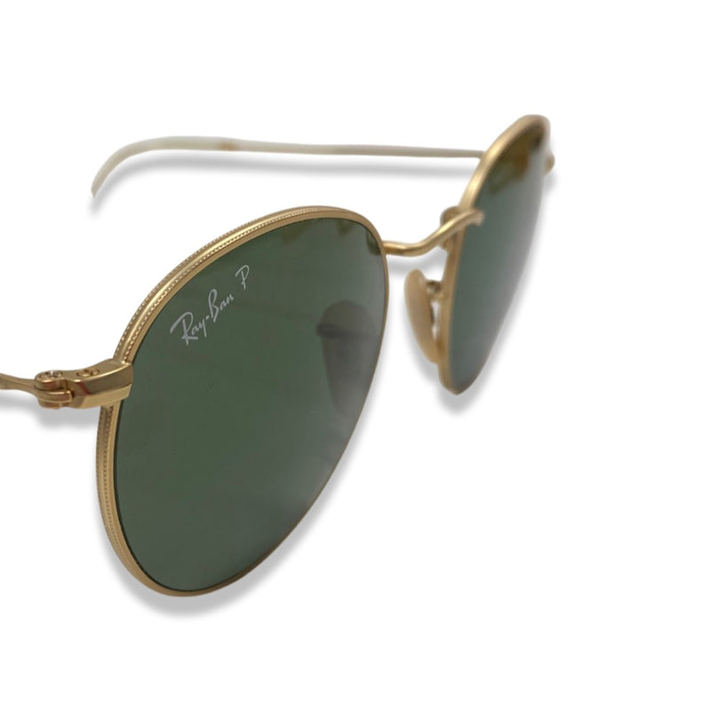 second-hand RAY-BAN green and gold sunglasses