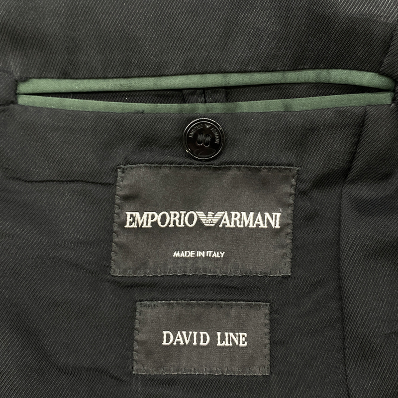 EMPORIO ARMANI black woolen jacket