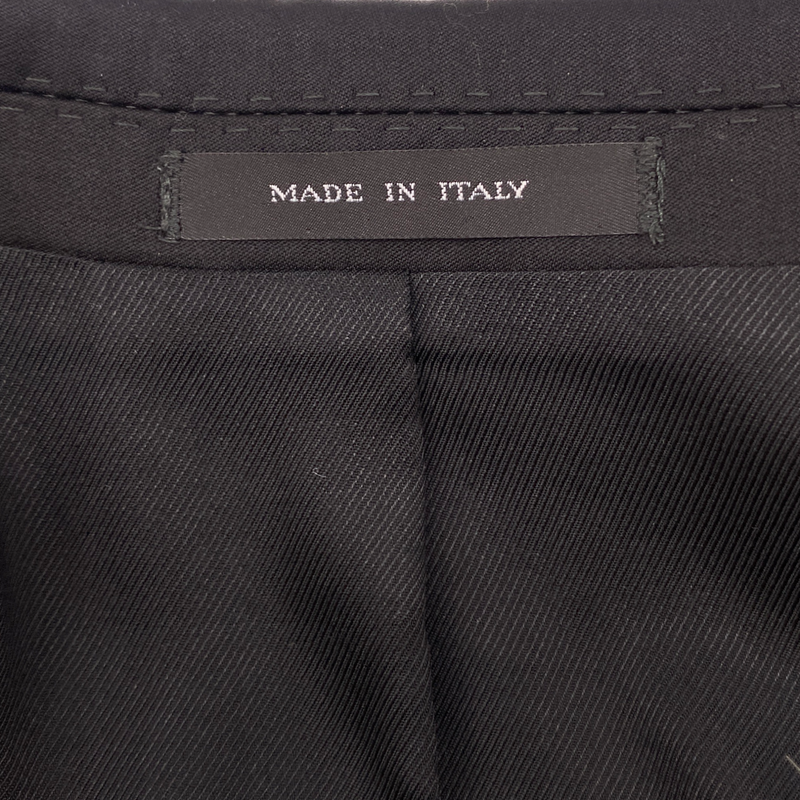 EMPORIO ARMANI black woolen jacket