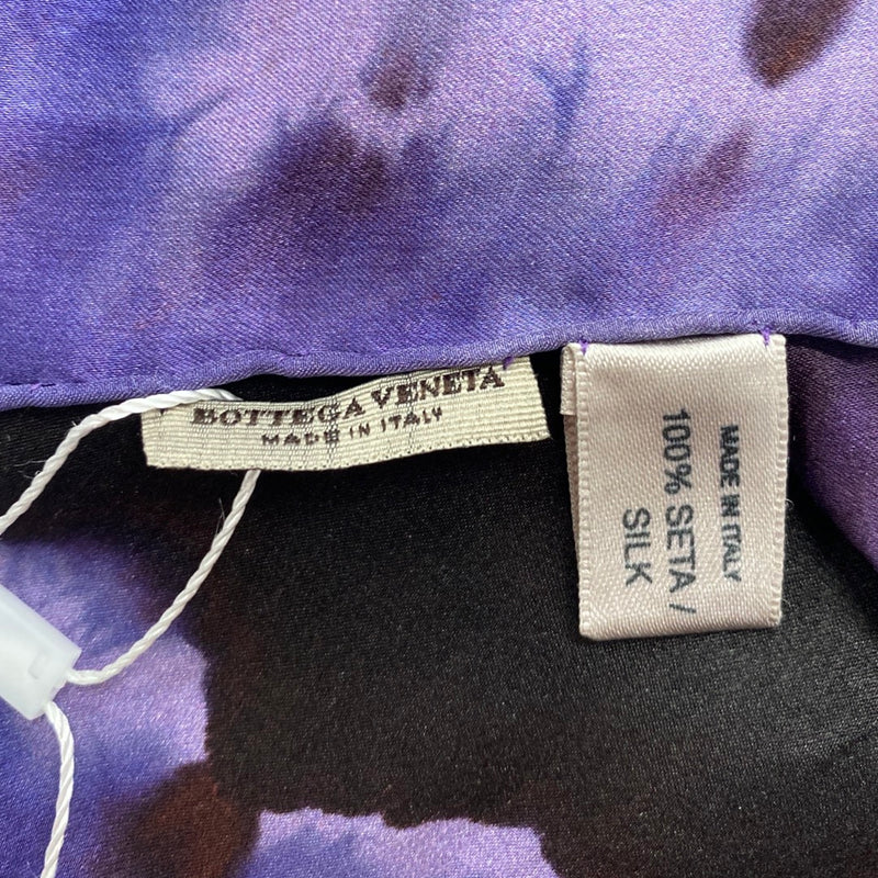 BOTTEGA VENETA purple tie-dye silk pocket square