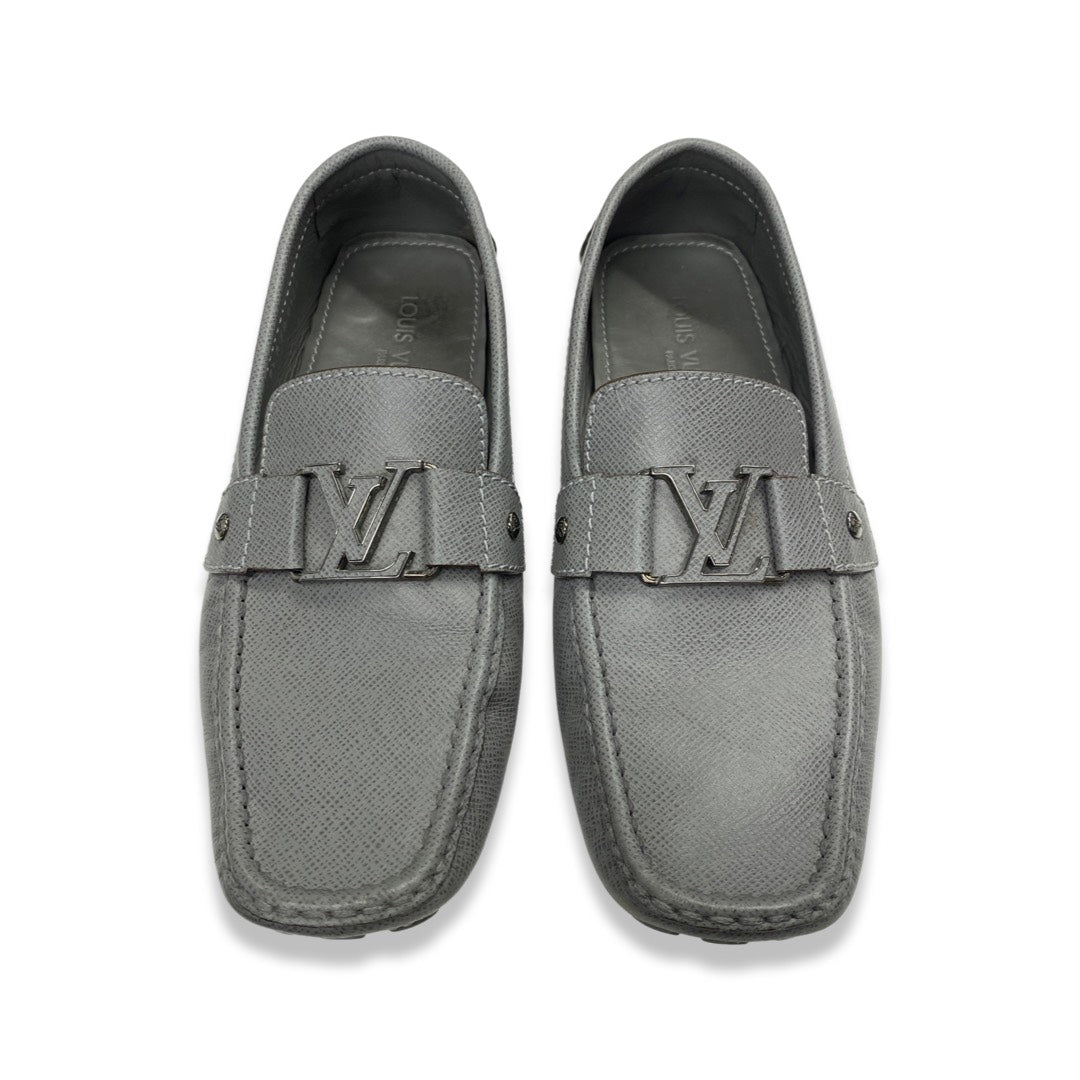 Leather espadrilles Louis Vuitton Grey size 10 US in Leather - 34975994